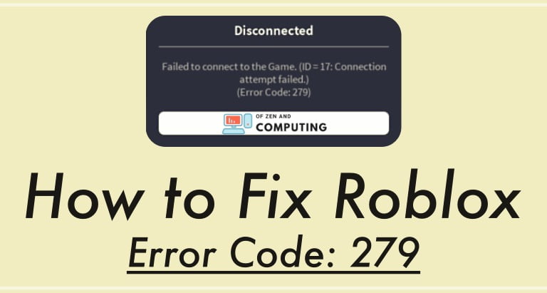 Roblox Error Code 279 | 100% Working Fix ([nmf] [cy])