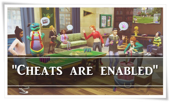 Cheats are enabled
