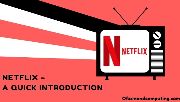 Netflix - A Quick Introduction