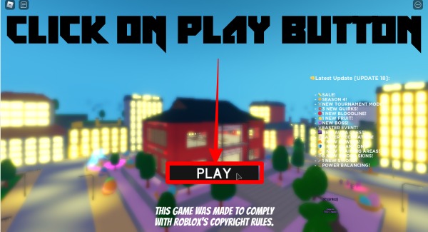 click on play button