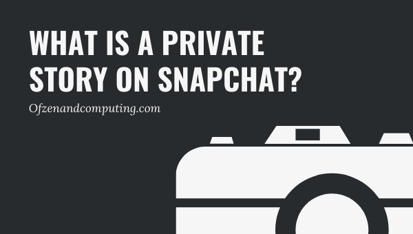 What is a Private Story on Snapchat? (2025)