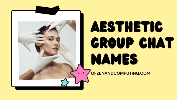 Aesthetic Group Chat Names (2025)