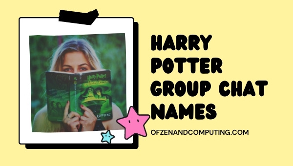 Harry Potter Group Chat Names (2025)