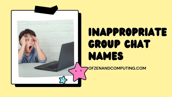 Inappropriate Group Chat Names (2025)