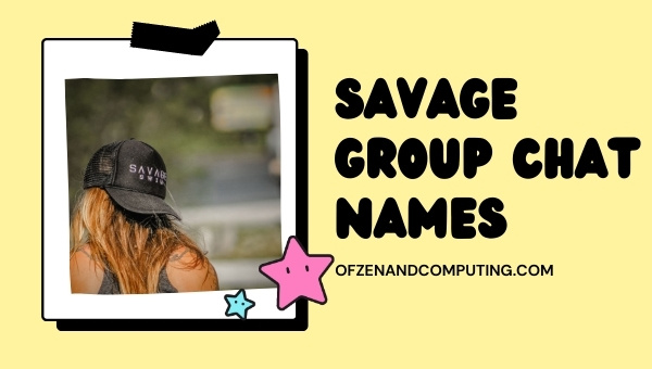 Savage Group Chat Names (2025)