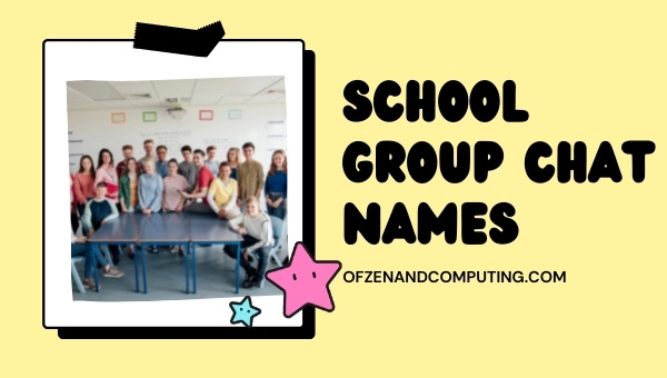 School Group Chat Names (2025)