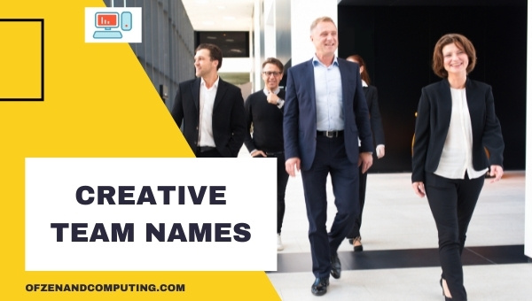 Creative Team Names Ideas (2025)
