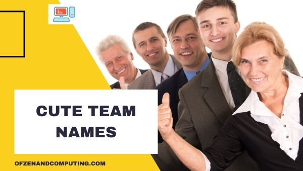 Cute Team Names Ideas (2025)