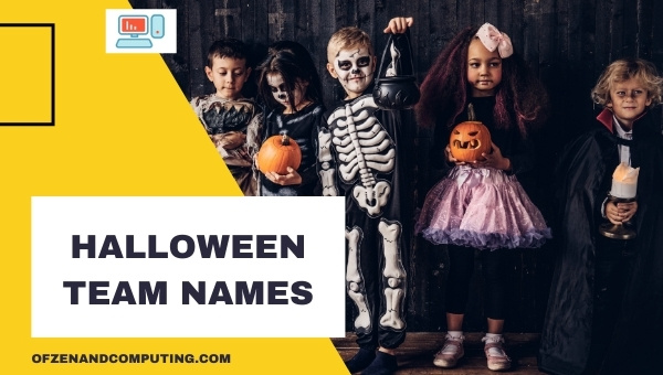 Halloween Team Names Ideas (2025)