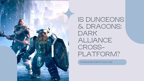 Is D&D: Dark Alliance Cross-Platform in 2023?