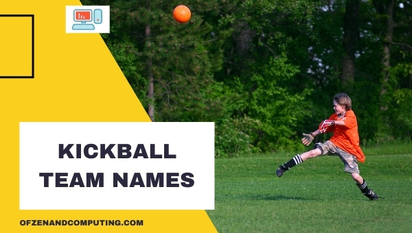 Kickball Team Names Ideas (2025)