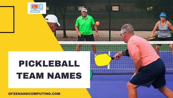 Pickleball Team Names Ideas (2025)
