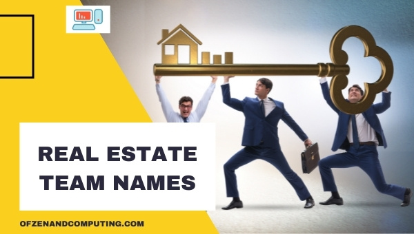 Real Estate Team Names Ideas (2025)