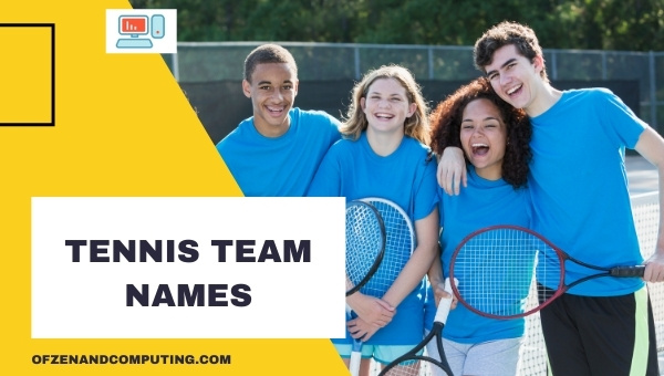 Tennis Team Names Ideas (2025)