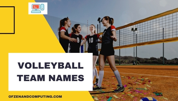 Volleyball Team Names Ideas (2025)