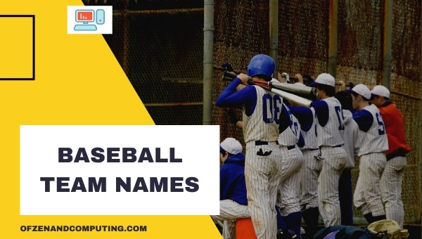 Baseball Team Names Ideas (2025)