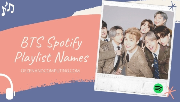 BTS Spotify Playlist Names Ideas (2025)