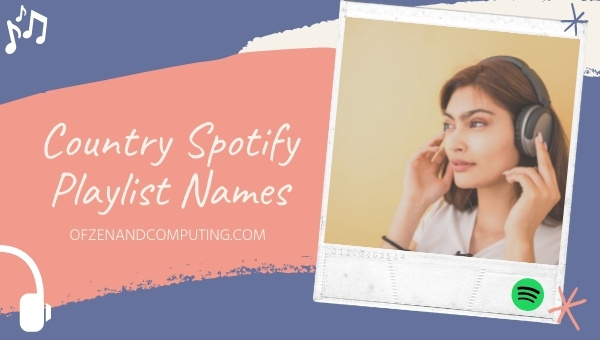 Country Spotify Playlist Names Ideas (2025)