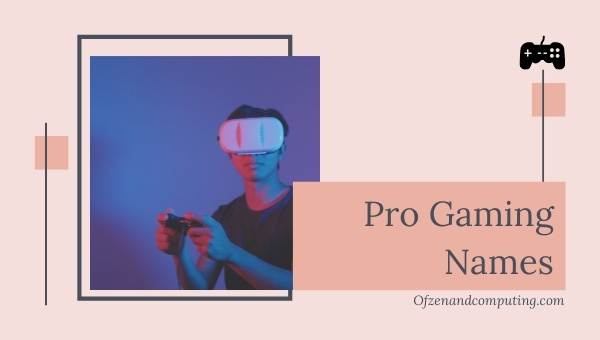 Pro Gaming Names List (2025)