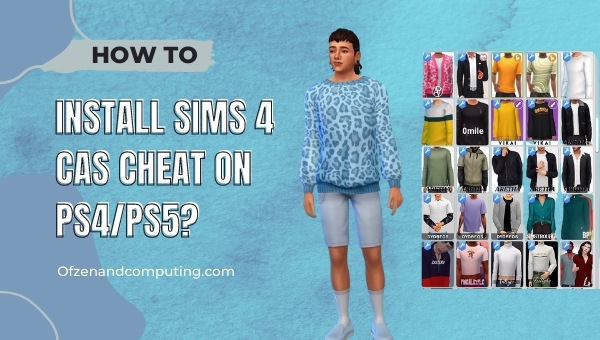 How To Install Sims 4 CAS Cheat on PS4/PS5?