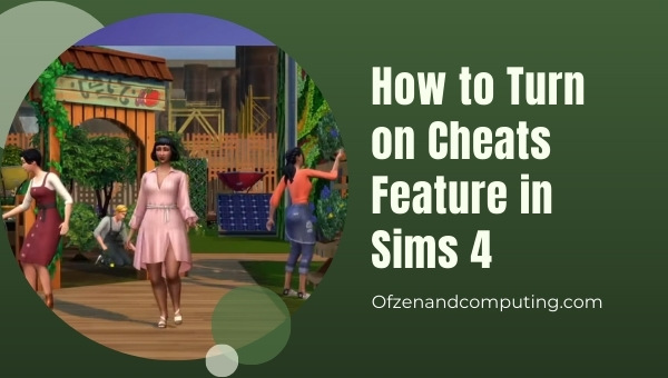 Как включить функцию читов в The Sims 4?