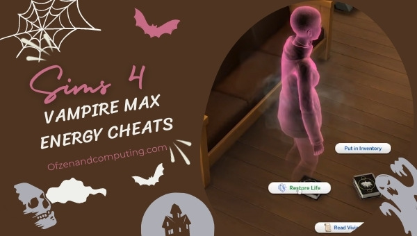 Sims 4 Vampire Max Energy Cheats (2025)