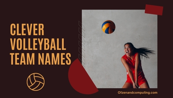 Clever Volleyball Team Names Ideas (2025)
