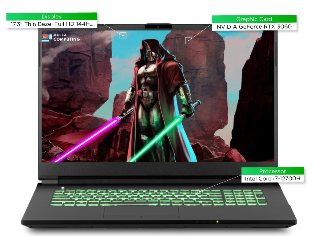 Sager NP7879PQ Gaming Laptop