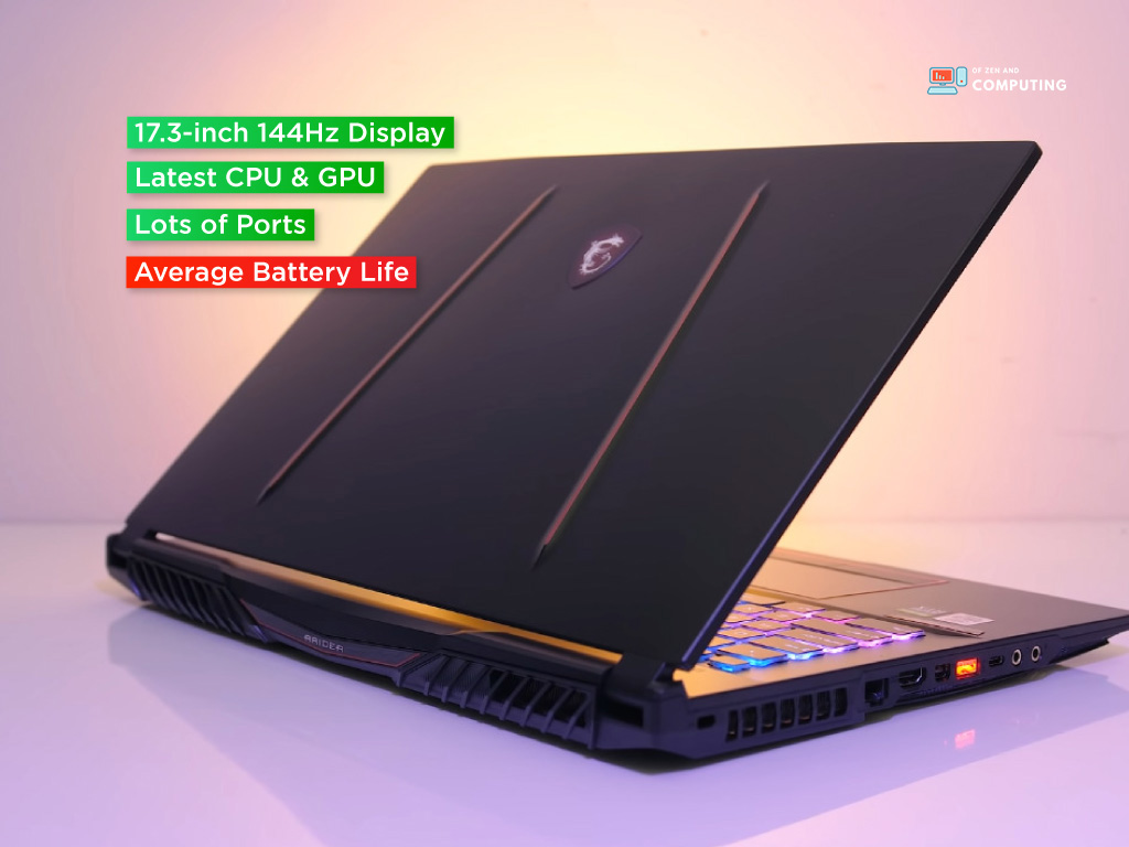 MSI GE75 Raider 17 1