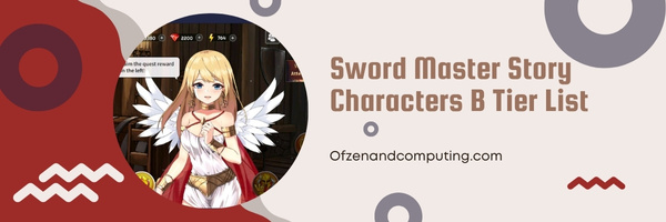 Sword Master Story B Tier List (2025)
