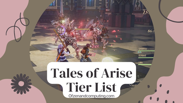 รายการระดับ Tales of Arise (2022)