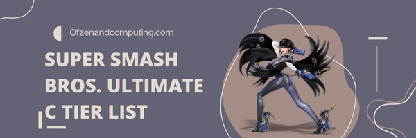 Super Smash Bros. Ultimate C Tier List (2023)