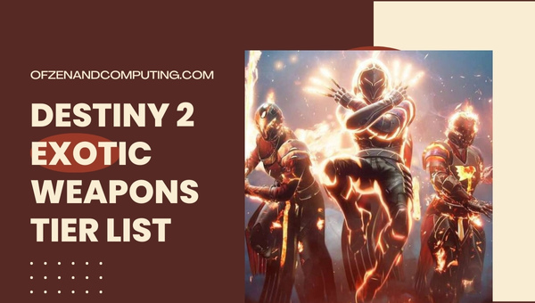 Destiny 2 Exotic Weapons Tier List (2023)