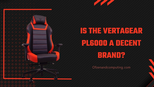 ¿Es el Vertagear PL6000 una marca decente?