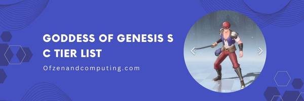 Goddess Of Genesis S C Tier List (2025)