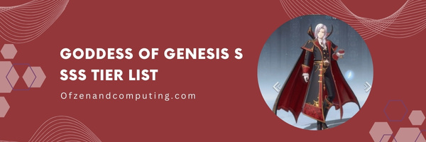 Goddess Of Genesis S SSS Tier List (2025)