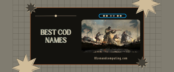 Best COD Names (2025)