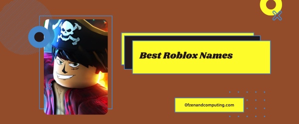 Best Roblox Names 2025 (Usernames)