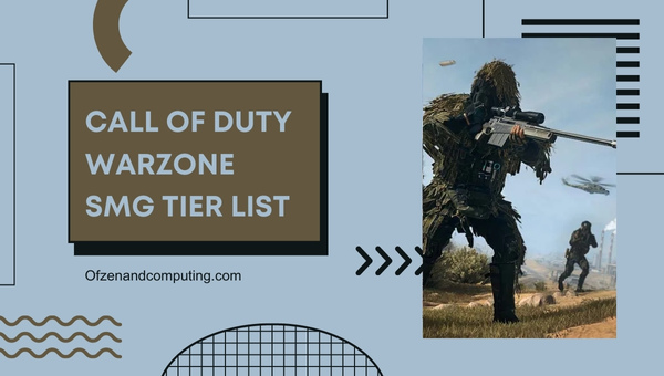 Call Of Duty Warzone SMG Tier List (June 2025)