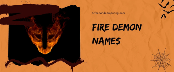 Fire Demon Names