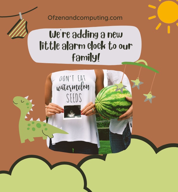 Funny Baby Announcement Captions For Instagram