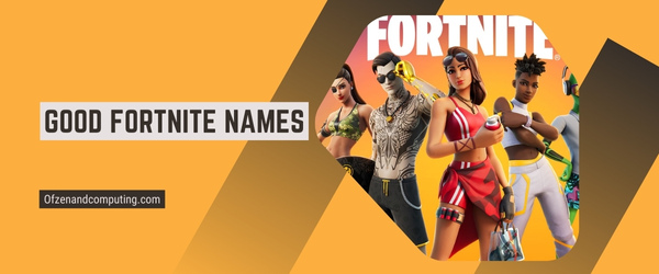 Good Fortnite Names 2025 (Usernames)