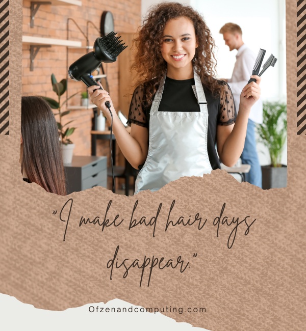 Hairdresser Captions For Instagram