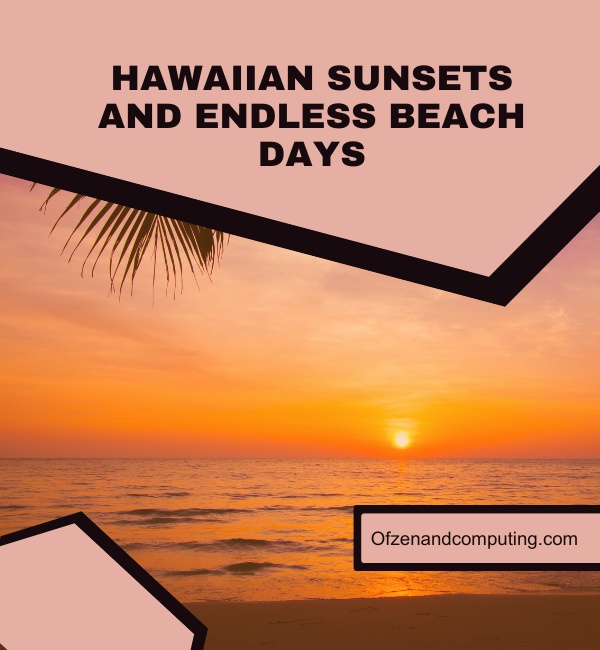 Hawaii Beach Captions For Instagram (2025)