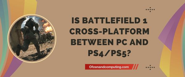 Is Battlefield 1 Cross-Platform Between PC And PS4/PS5?