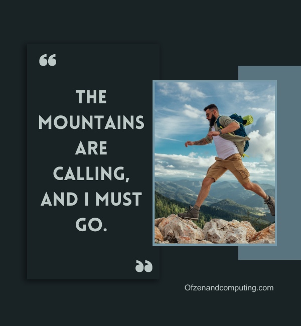 Mountain Hiking Captions For Instagram (2025)
