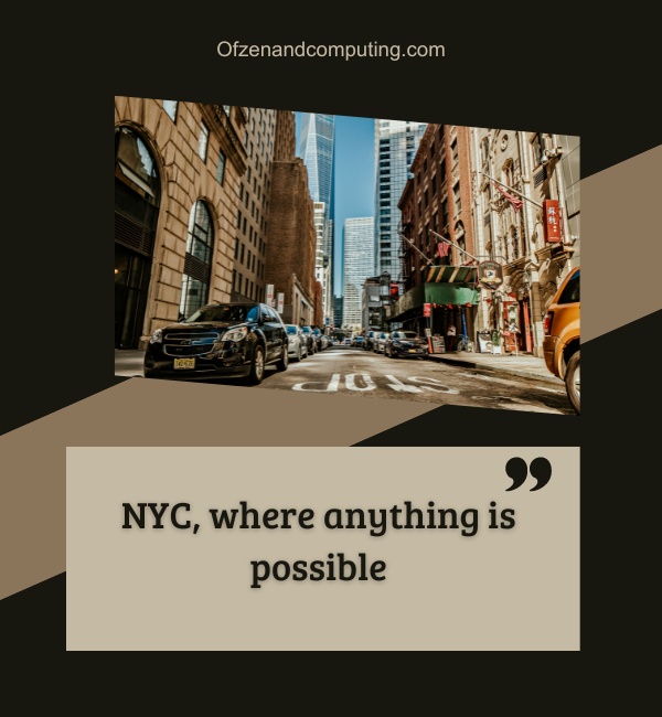 New York Quotes For Instagram Captions (2025)