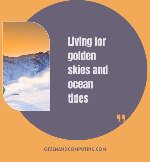 Ocean Sunset Captions For Instagram (2025)