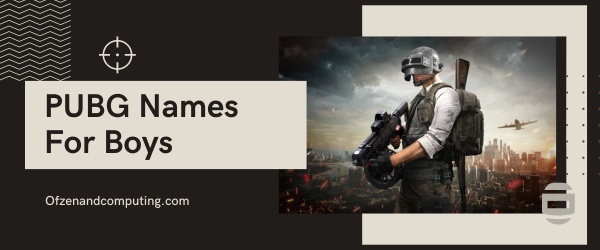 PUBG Names For Boys (2025)