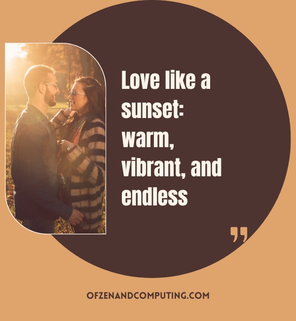 Romantic Sunset Captions For Instagram (2025)